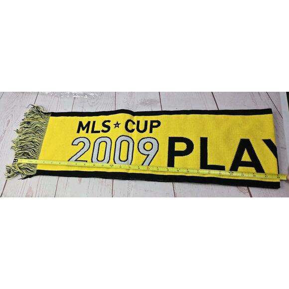 Vintage COLUMBUS CREW 2009 MLS Cup Playoffs SCARF MLS Soccer 56" Long x 8" Wide - Picture 6 of 7